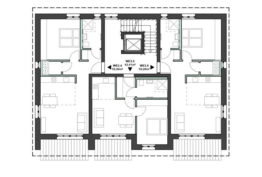 Meinsbur Haus 3 Obergeschoss